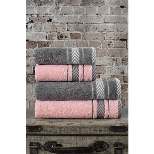 Cotton 4-Piece Towel Set