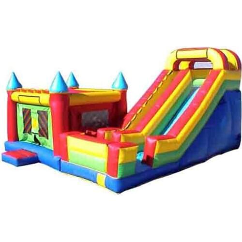 Commercial grade PVC inflatable bounce house with slide combo /inflatable slide for sale