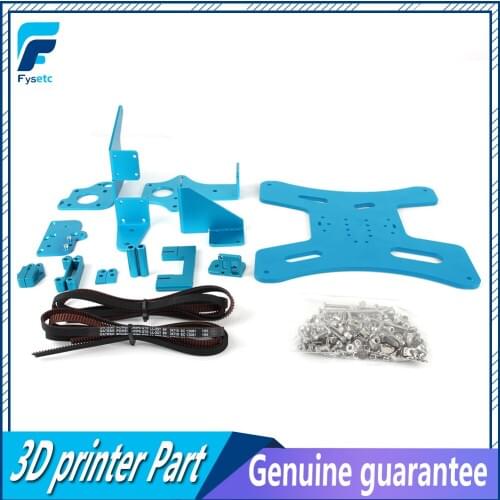 New BLV Ender 3 Pro 3d Printer Parts Upgrade Kit Including X Y Belt Screws Kit and Blue Aluminum Plates Linear Rail Optional