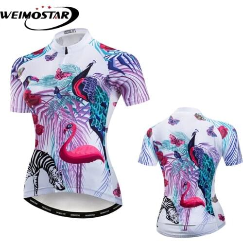 Weimostar Summer Cycling Jersey Women Outdoor mtb Bike Jersey Bicycle Clothing anti-sweat mtb Ropa ciclismo Cycling Shirt