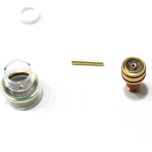 TIG Welding Weld #16 Pyrex Cup Kit Torches 17 26 18 Gas Lens