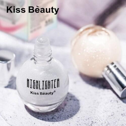 Kiss Beauty Ball Shaped Body Highlighter Cream Foundation Powder Bronzer Matte Long Lasting Glazed Shimmer Makeup for Women Gift