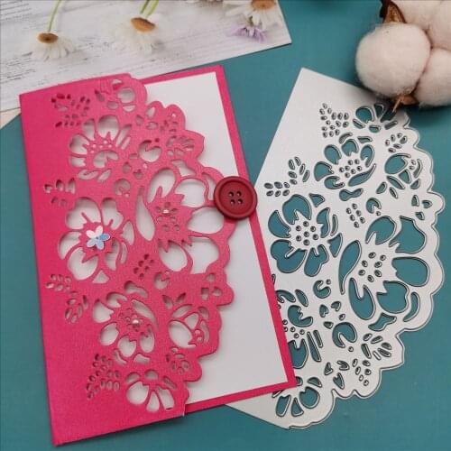 Hollow lace Metal Cutting Dies New for Scrapbooking DIY Album Embossing Folder Paper Card Maker Template Stencils