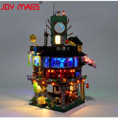 JOY MAGS Led Light Kit For 70620 Ninja City Compatible With 06066 31086 10727 , (NOT Include Model)