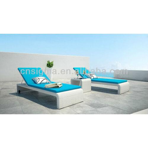 New Sale Outdoor Garden Relaxing Double Sun lounger Lounge Daybed