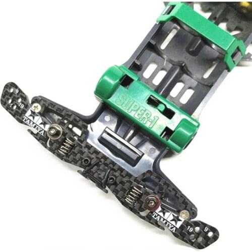 Homemade Split Buffer Spring Faucet Front Head Set Fit S1 S2 AR SXX TZX Chassis for Tamiya Mini 4WD Car