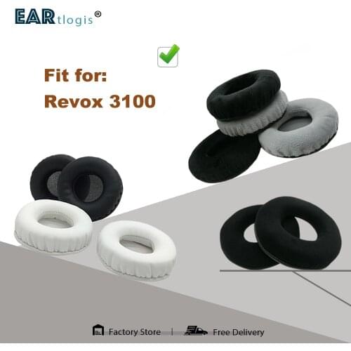 Replacement Ear Pads for Revox 3100 Sleeve Headset Parts Leather Cushion Velvet Earmuff Earphone Sleeve Cover