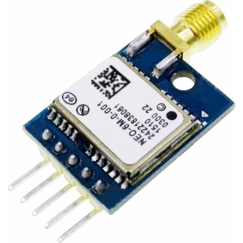 For Replace Neo-6M Dual Antenna Interface SMA/IPEX GPS Mini NE0-6M EEPROM Satellite Positioning Module 51 SCM MCU For