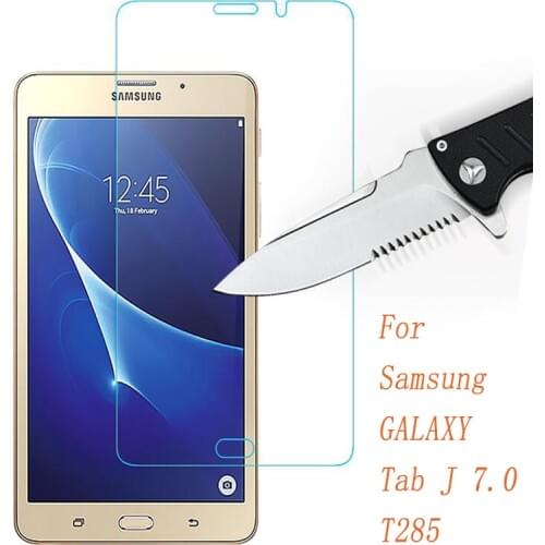 Hard Tablet Screen Protector For Samsung GALAXY Tab J 7.0 T285 Tempered Glass 9H Toughened Protective Film Guard For SM-T285YD