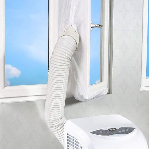Universal Air Lock Window Seal Cloth Plate 4 m Hot Airs Stop Conditioner Outlet Window Sealing Kit for Mobile Air Conditioner