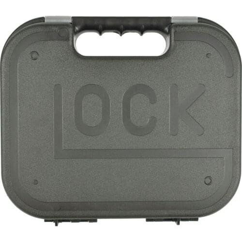 High quality GLOCK ABS Pistol Case Tactical Hard Pistol gear box Gun Case Padded Foam Lining for hunting accessory