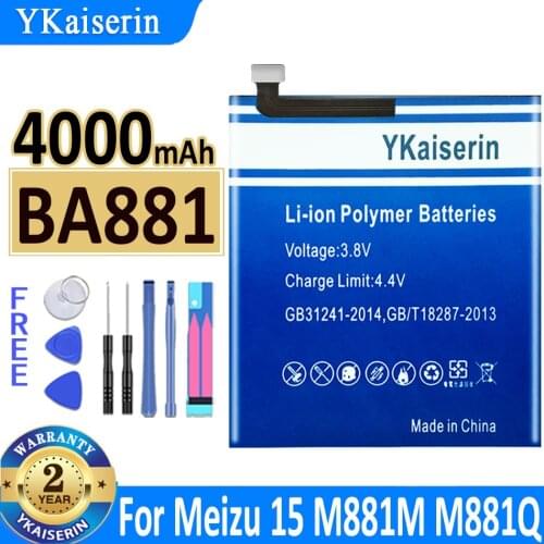 YKaiserin Meizu 15 Phone Batteries China