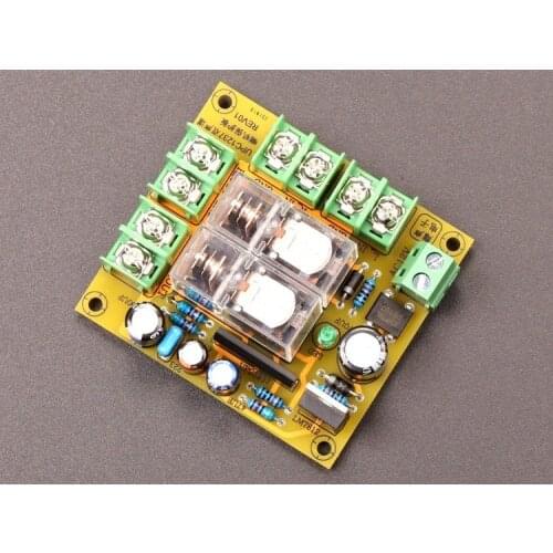 ZEROZONE Assembeld High Current Dual OMRON Relay stereo Speaker protection board L5-30
