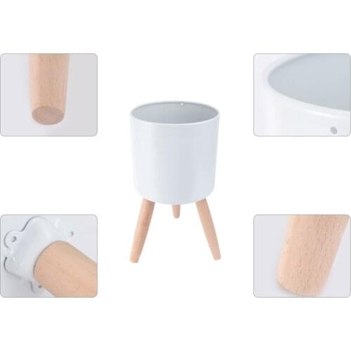 Iron Art Flowerpot Flower Pot Potted Plant Stand Holder Display Rack Planter