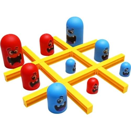 094C Tic Tac Toe Big Eat Small Game for Playing w/ Friends/Family–Small, Portable
