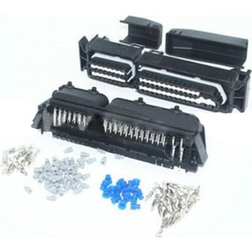 1set 80p ECU SET Aluminum Enclosure Box With 80pin Case Motor Car LPG CNG Conversion Male Female Auto Connector