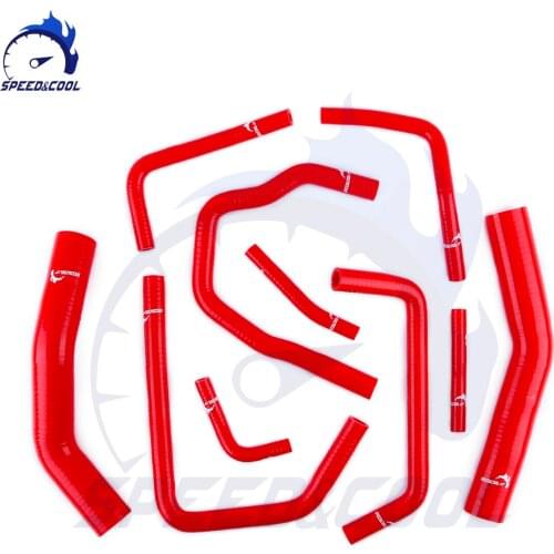 Car Silicone Radiator Coolant Pipe Tube Hose Kit For TOYOTA LAND CRUISER HDJ80 1HD-T 4.2L Diesel 1990 1991 1992 93 94 95 96 1997
