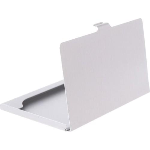X5XA 1x Stainless Steel Business Name Credit ID Card Holder Box Metal Pocket Box Case