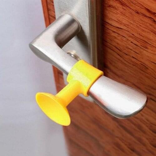 5pcs Silicone Door Stopper Doorknob Wall Mute Crash Pad Door Cabinet Door Handle Lock Silencer Anti-collision Doorknob Cushion