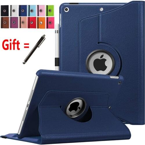 For iPad 10.2 inch Case 8th Generation 360 Degrees Rotating PU Leather Cover for Apple iPad A2270 A2428 A2429 A2430 Smart Stand