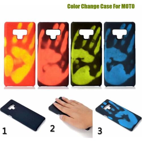 Color Change Thermal Heat Temperature Sensing Case For Moto G7 Plus G7 Power Protective Shell Cover