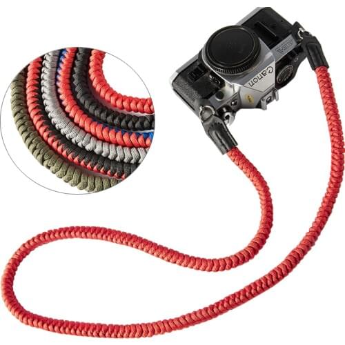 Colorful Mountaineering Nylon Rope Mirrorless Digital Camera Shoulder Neck Strap for Leica Canon Nikon Olympus Pentax Sony