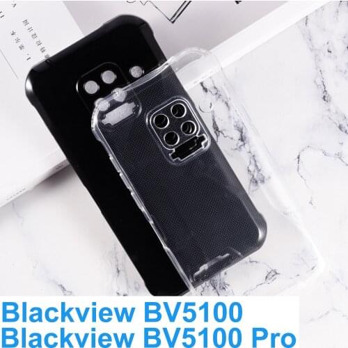 For Blackview BV5100 Case Ultra-thin Soft Silicone Case Back Case Cover For Blackview BV5100 Pro Glass TPU Phone Shell Etui 5.7"