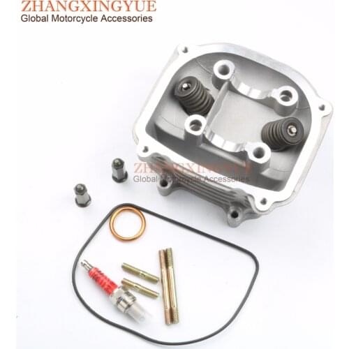 52.4mm NON EGR Cylinder head & A7TC spark plugs & bolts for RS Ultima Roadrunner 125 Super Sonic 125 GY6 125cc 152QMI 4T
