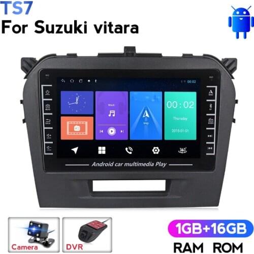 IPS Screen 1280*720 for Suzuki Vitara 2015 2016 2017 2018 2019 Android Car Multimedia video Player GPS Navigation BT auto radio