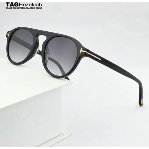 TF5533 Round Sunglasses Womens Vintage high quality luxury brand sunglasses for men Retro sun glasses for women fashion 2021