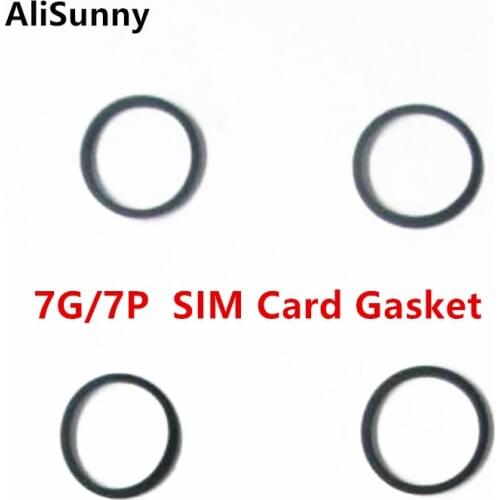 AliSunny 50pcs SIM Card Tray Waterproof Rubber Seal Gasket for iPhone 7 8 Plus 7P 8P 7G Circle Ring Holder Parts