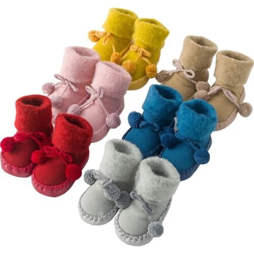 2018 New baby floor toddler socks thick warm non-slip boys and girls baby foot socks