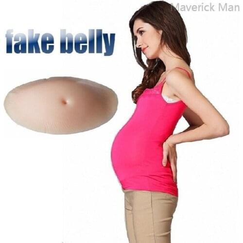 New Generation Silicone Fake Belly Fake Belly Lifelike Fake Pregnant Actress Performance Photo Props Baby Belly Pregnant Belly