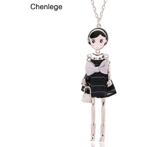 Chenlege cute necklaces for women jewelry fashion pendants girl long necklace ladies chain accessory girl female gifts