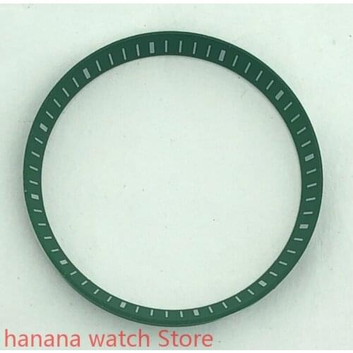 Watch Parts Case Plastic 30.3mm Chapter Ring green Suitable for NH35 NH36 Movement Suitable for 42mm Case
