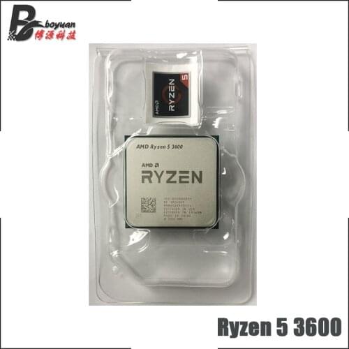 AMD Ryzen 5 3600 R5 3600 3.6 GHz 5 PCS Six-Core Twelve-Thread CPU Processor 7NM 65W 100-000000031 Socket AM4 new but no fan