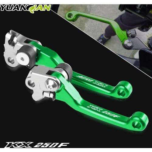 Motorcycle Dirt Bike DirtBike Motocross Pivot Brake Clutch Levers For Kawasaki KX250F KX250 F KX 250 F 250F 2004-2018 2005 2006