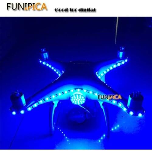 LED Light belt for Phantom 4 for DJI Phantom 4 Night headlights Accessories free shipping