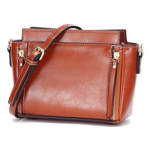 Head Layer Cowhide Designer Handbags High Quality Shoulder Crossbody Bags for Girls 2021 Ladies Luxury Handbags Women Bags