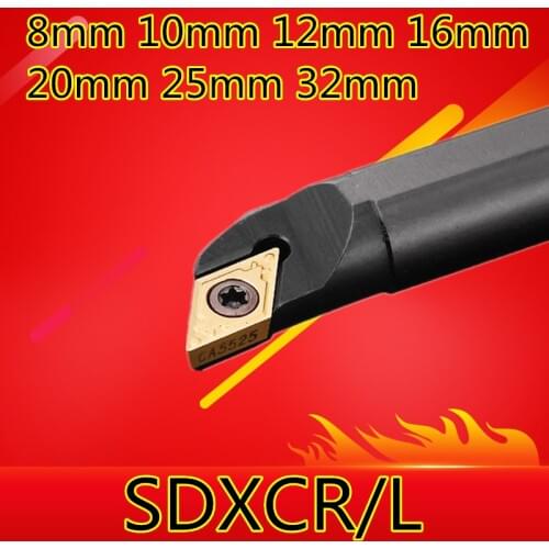 1PCS 8mm 10mm 12mm 14mm 16mm 20mm 25mm 32mm SDXCR07 SDXCR11 SDXCL07 SDXCL11 the Right/Left Hand CNC Turning Lathe tools