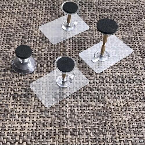 4 Pack Bed Frame Anti-Shake Tool, Adjustable Threaded Headboard Stoppers Fixer, Bedside Antishake Telescopic Support Stabilizer