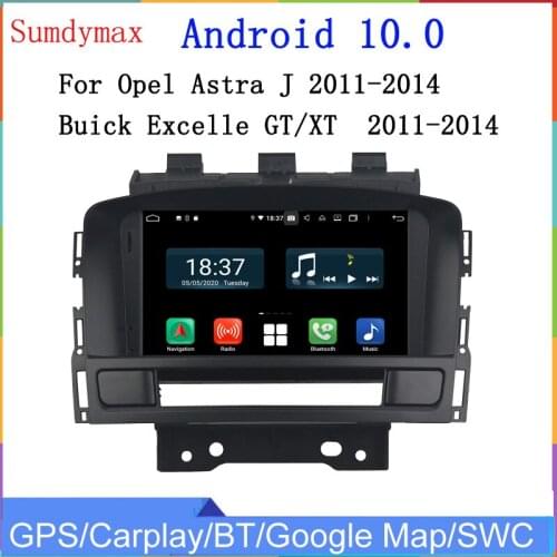 7inch touch screen special Android 10 car dvd gps for opel Astra J GT XT 2011 2012 car audio autoradio 4G 64G WIFI dsp