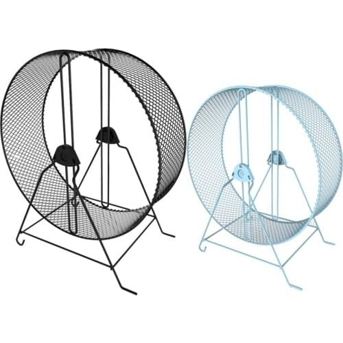 Zq Running Wheel Mute Metal Running Wheel Toy Squirrel Chinchilla Hedgehog Sugar Glider Guinea Pig Hanging