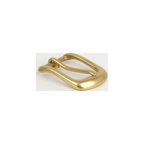 30mm solid brass belt buckle D-shaped Horseshoe buckle casual pin buckle Ms. belt buckle DIY Leather craft Metal Accessories