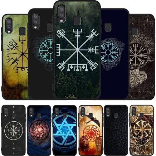 Viking Vegvisir Odin Nordic phone Case For Samsung A10 A20E A30 A40 A50 A60 A70 M10 M20 M30S M40 A01 A21 A31 A51 A71 4G Cover