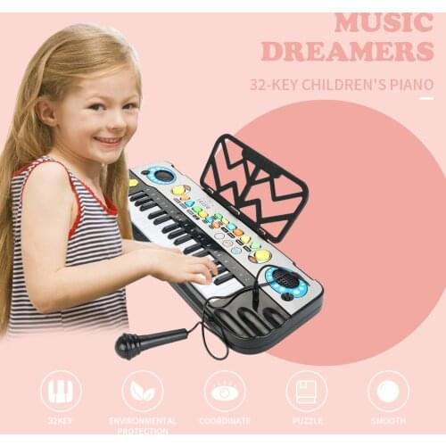 Childrens Multifunctional Electronic Piano Montessori Educational Toys Baby Early Education Synthesizer Toy Musical Instrument