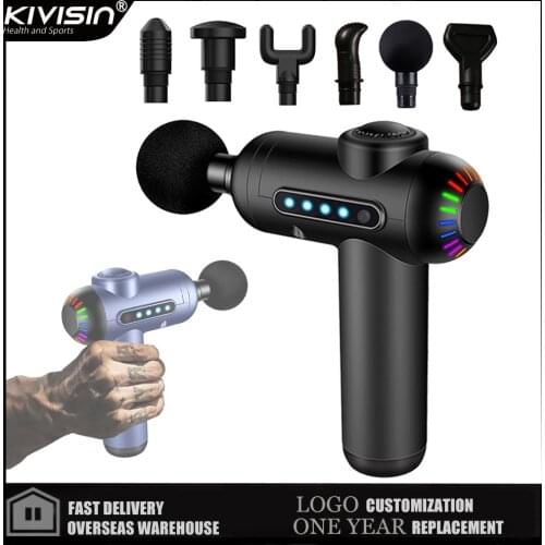 Mini Electric Muscle Massage Gun Body Relaxation Massager Percussion Fascial Gun Small Size Easy to Carry USB Charging
