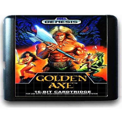Golden Axe for 16 bit Sega MD Game Card for Mega Drive for Genesis Video Game Console PAL USA JAP