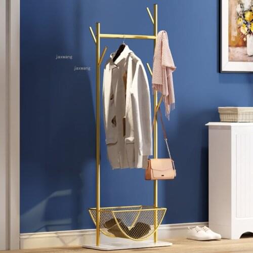 Customized Bathroom Furniture Floor Clothes Rack Simple Home Bedroom Apartment Coat Stand Creative Hotel Hallway Porch Hangers