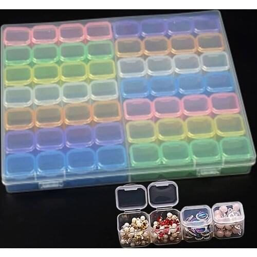 Diamond Painting Tools 28&56 Cells Plastic Storage Box Tool Accessories for Diamond Painting Embroidery Sale